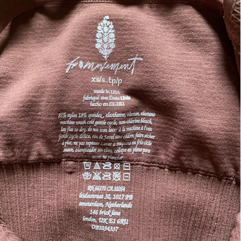 Free People Brown Sports Bra - Picture 6 of 6